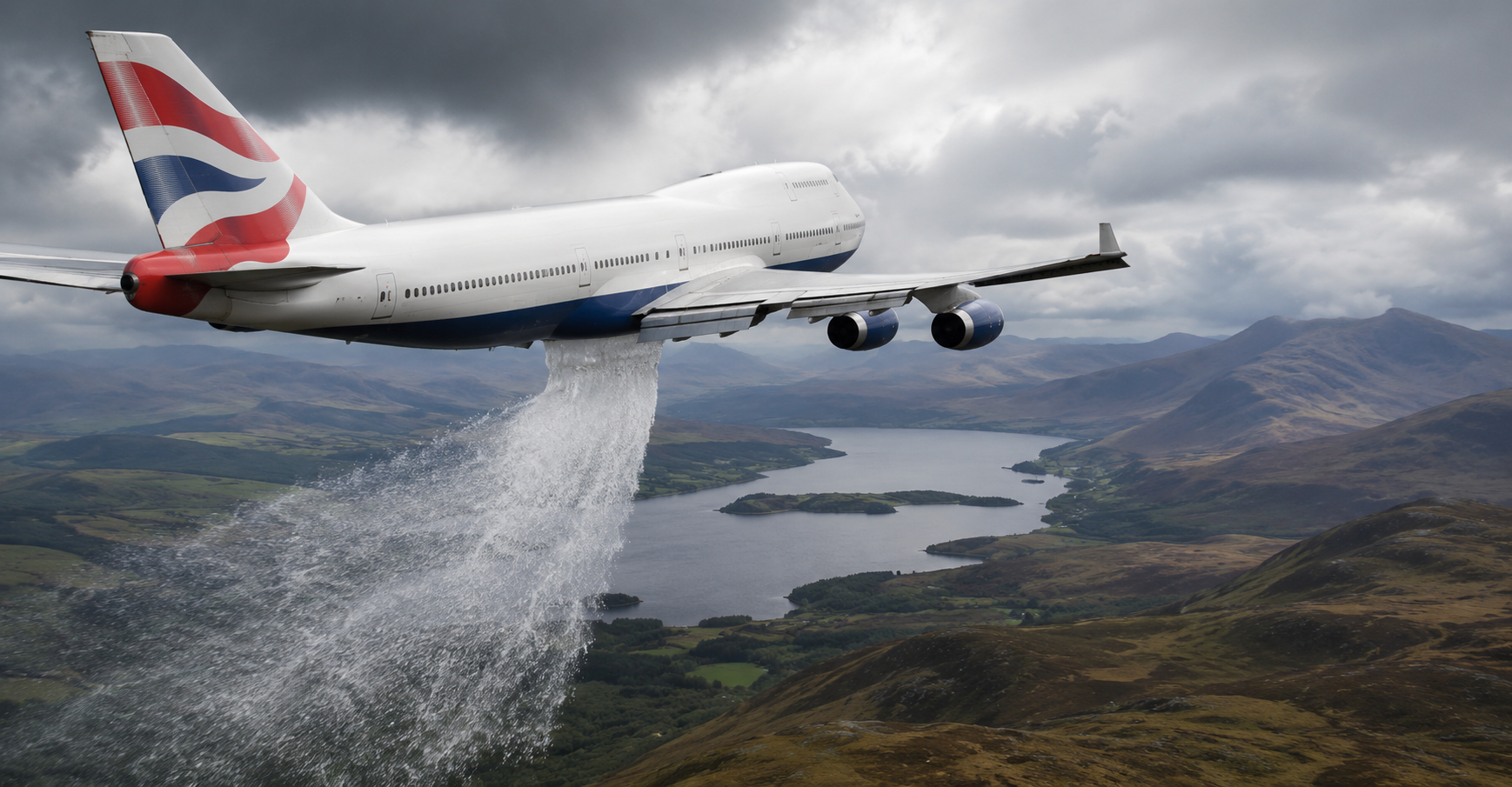 BA285 Fuel Dump Scotland