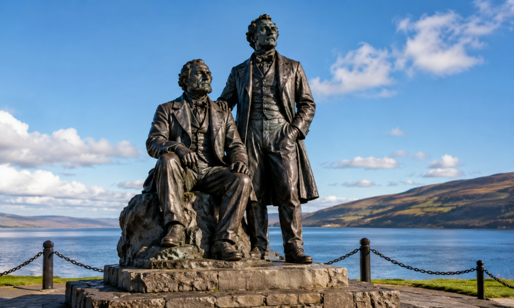 Collie and Mackenzie Statue