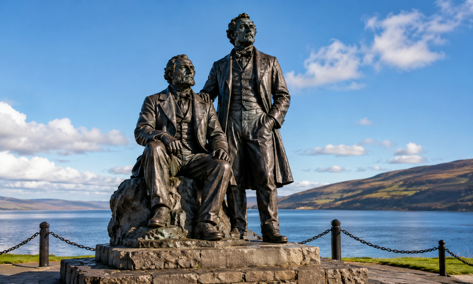 Collie and Mackenzie Statue